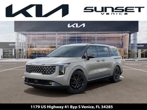 Ivory Silver 2026 Kia Carnival Hybrid SX