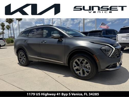 Shadow Matte Gray 2025 Kia Sportage Hybrid SX-Prestige
