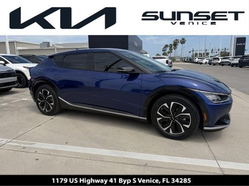 Yacht Blue 2024 Kia EV6 Wind