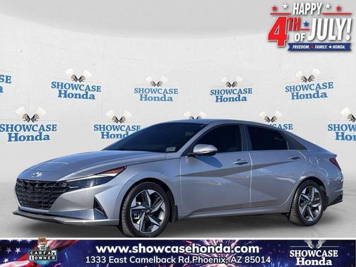 Shimmering Silver Pearl 2022 Hyundai ELANTRA Limited
