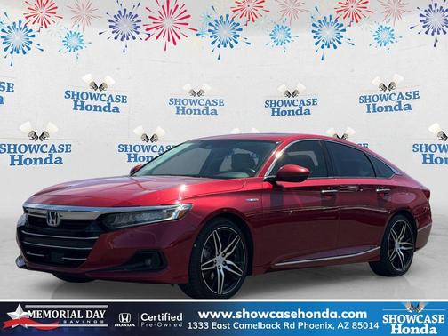 Radiant Red 2021 Honda Accord Hybrid Touring