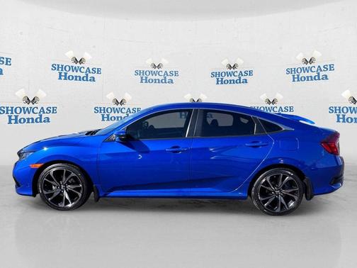 Aegean Blue 2021 Honda Civic Sport