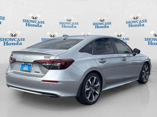 Solar Silver 2026 Honda Civic Hybrid Sport Touring