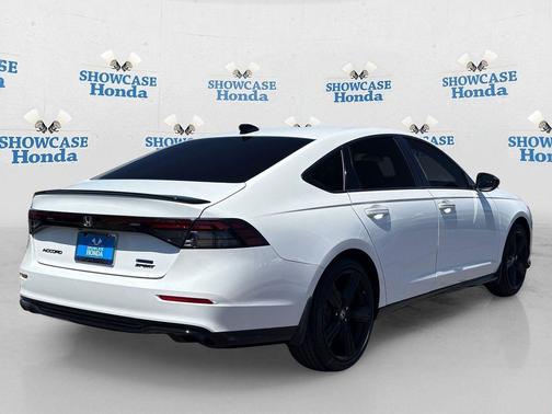Platinum White Pearl 2026 Honda Accord Hybrid Sport-L
