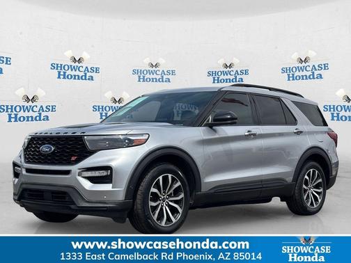 Iconic Silver Metallic 2021 Ford Explorer ST