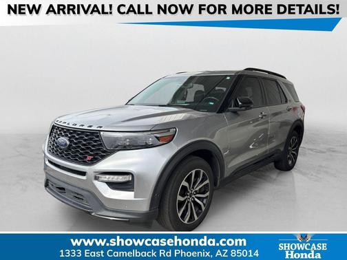 Iconic Silver Metallic 2021 Ford Explorer ST