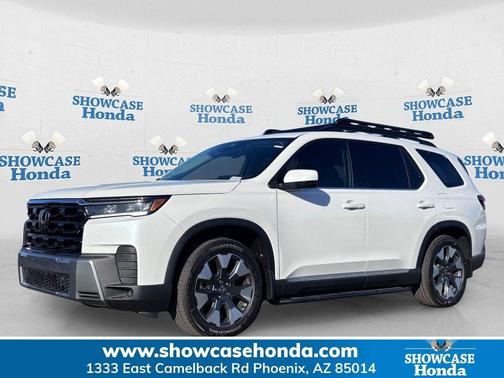 Platinum White Pearl 2026 Honda Pilot Elite