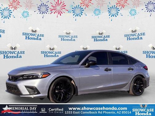 Lunar Silver 2022 Honda Civic Sport