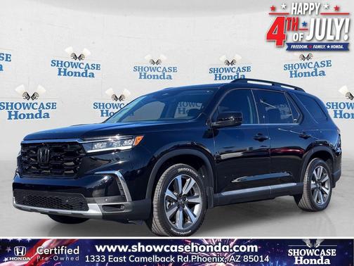 Crystal Black Pearl 2024 Honda Pilot Elite
