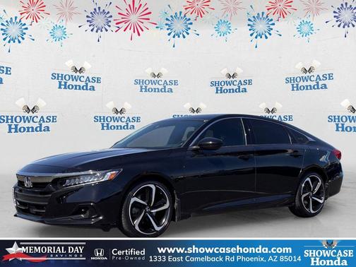 Crystal Black Pearl 2022 Honda Accord Sport 1.5T