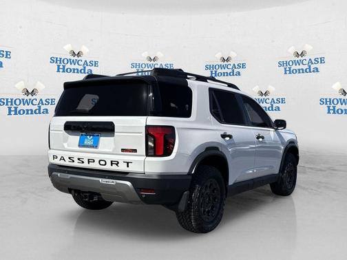 Platinum White Pearl 2026 Honda Passport AWD TrailSport Elite Blackout