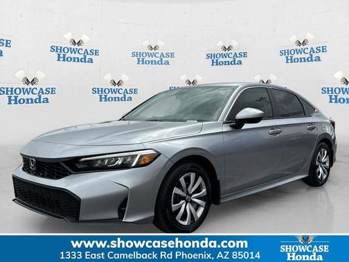 Solar Silver 2026 Honda Civic LX