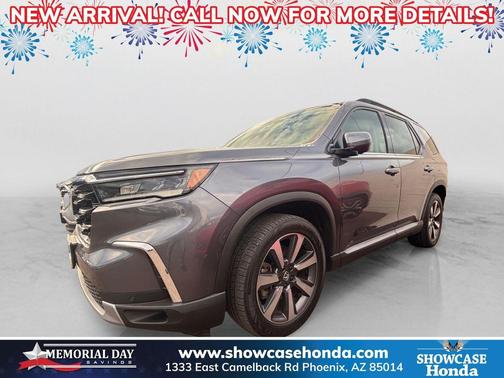Modern Steel Metallic 2023 Honda Pilot AWD Elite