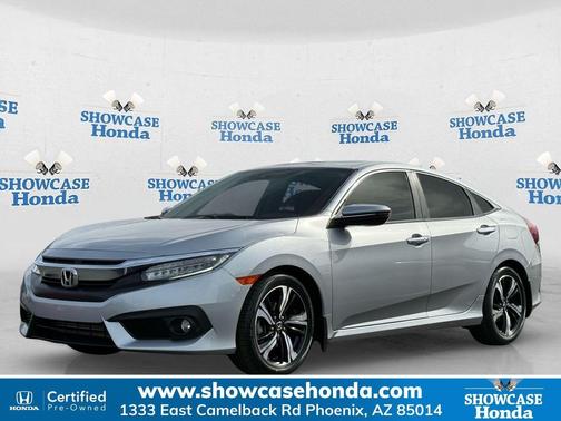 Lunar Silver 2018 Honda Civic Touring
