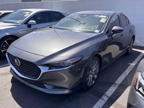 Machine Gray 2019 Mazda Mazda3 FWD w/Premium Package
