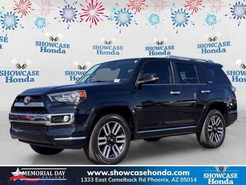 Midnight Black Metallic 2019 Toyota 4Runner Limited