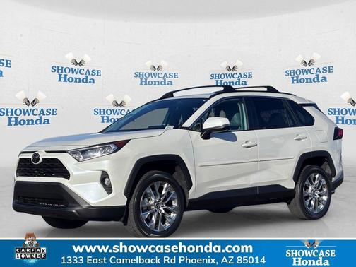 Blizzard Pearl 2021 Toyota RAV4 XLE Premium
