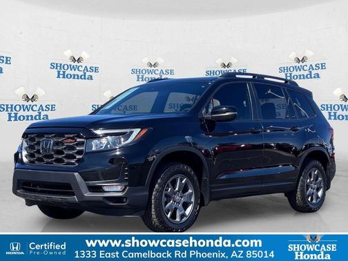 Crystal Black Pearl 2025 Honda Passport AWD TrailSport