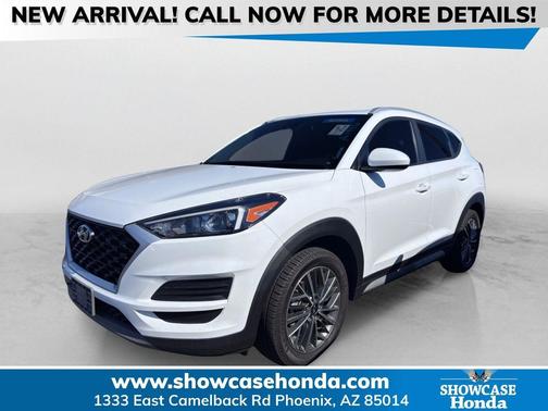 White Cream 2021 Hyundai TUCSON SEL