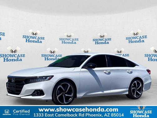 Platinum White Pearl 2022 Honda Accord Sport 1.5T