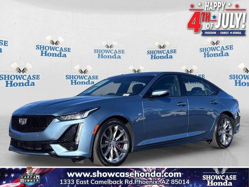 Midnight Steel Metallic 2023 Cadillac CT5 Sport