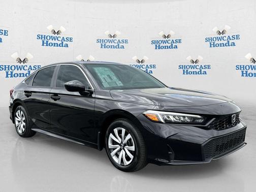 Crystal Black Pearl 2026 Honda Civic LX