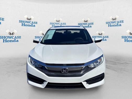 White 2018 Honda Civic EX