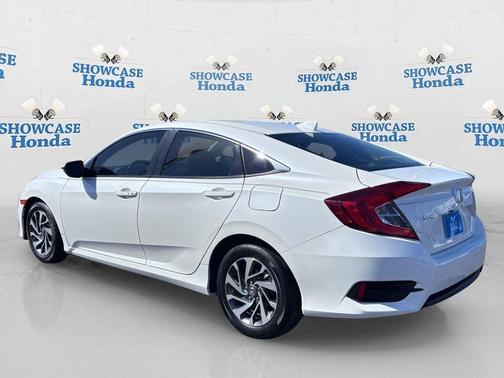 White 2018 Honda Civic EX