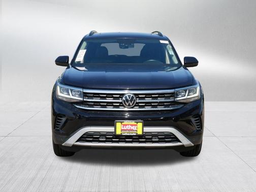 Deep Black Pearl 2021 Volkswagen Atlas 3.6L SE w/Technology