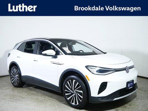 Opal White w/Black Roof 2023 Volkswagen ID.4 Pro S Plus