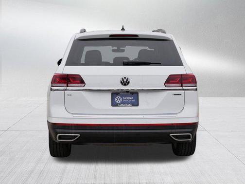Pure White 2023 Volkswagen Atlas 2.0T SE w/Technology 4MOTION