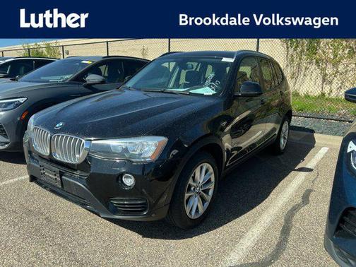 Jet Black 2016 BMW X3 xDrive28i