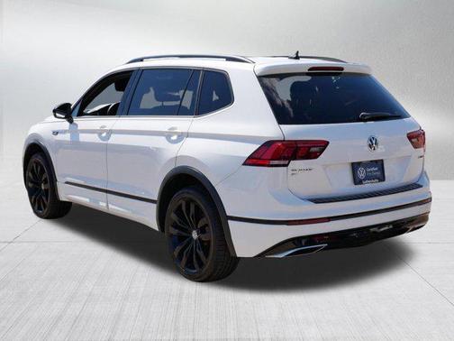 Pure White 2021 Volkswagen Tiguan 2.0T SE R-Line Black 4MOTION