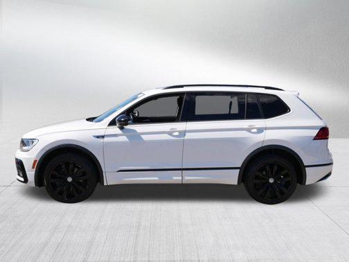Pure White 2021 Volkswagen Tiguan 2.0T SE R-Line Black 4MOTION