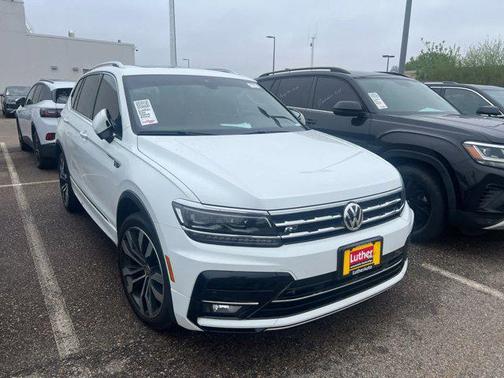 Pure White 2020 Volkswagen Tiguan 2.0T SEL R-Line 4MOTION