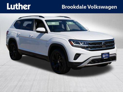Pure White 2023 Volkswagen Atlas 3.6L SE w/Technology