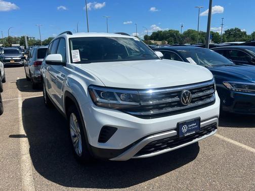 Pure White 2023 Volkswagen Atlas 3.6L SE w/Technology