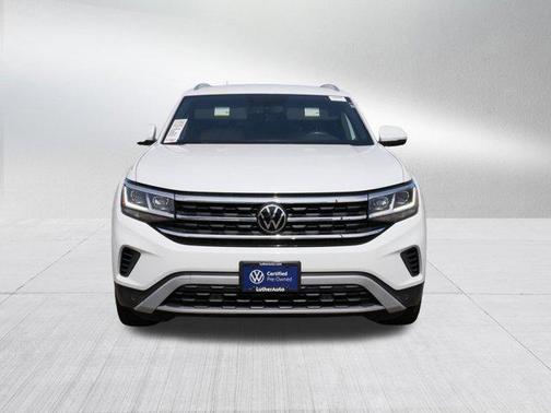 Pure White 2023 Volkswagen Atlas Cross Sport 3.6L V6 SE w/Technology