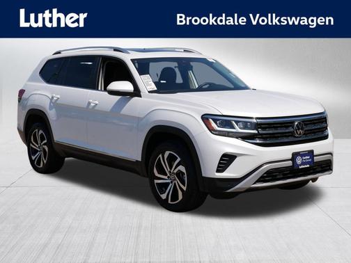 Opal White Pearl 2023 Volkswagen Atlas 3.6L SEL