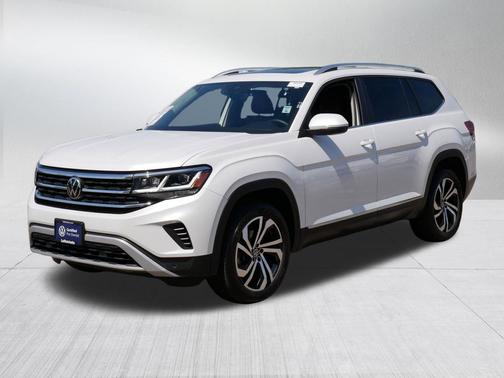 Opal White Pearl 2023 Volkswagen Atlas 3.6L SEL