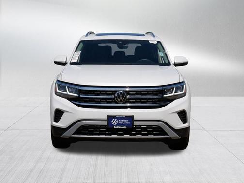Opal White Pearl 2023 Volkswagen Atlas 3.6L SEL