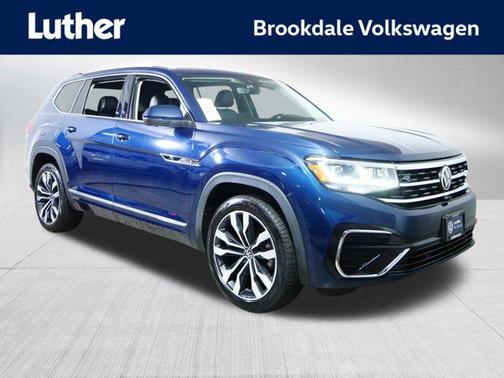 Tourmaline Blue Metallic 2022 Volkswagen Atlas 3.6L SEL Premium