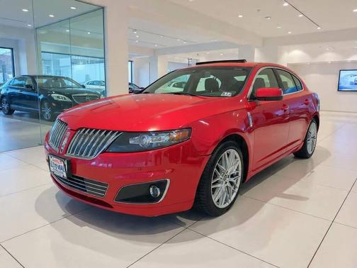 Red 2011 Lincoln MKS EcoBoost