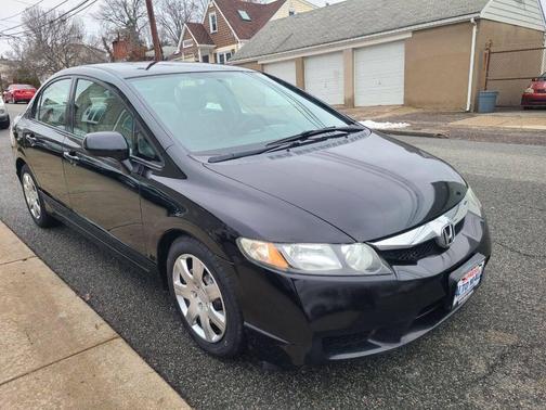 Crystal Black Pearl 2009 Honda Civic LX