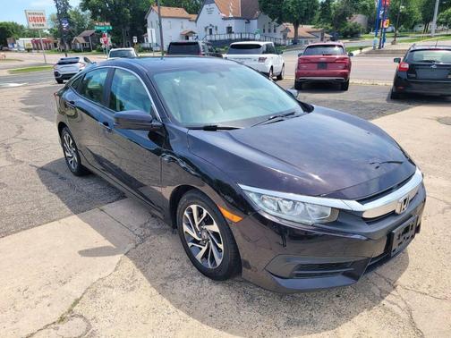 Crystal Black Pearl 2016 Honda Civic EX