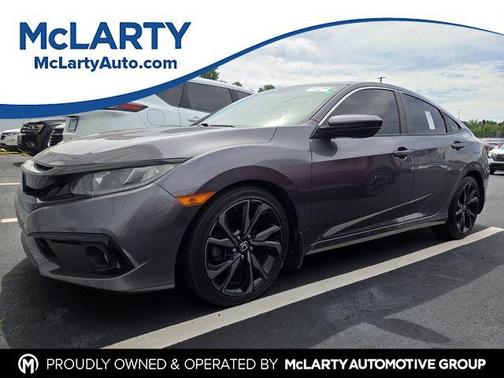 Modern Steel Metallic 2019 Honda Civic Sport