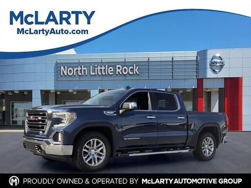Pacific Blue Metallic 2021 GMC Sierra 1500 SLT