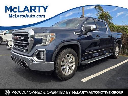Pacific Blue Metallic 2021 GMC Sierra 1500 SLT