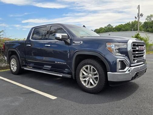 Pacific Blue Metallic 2021 GMC Sierra 1500 SLT