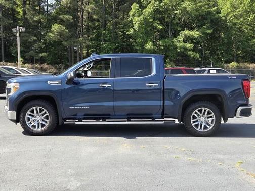 Pacific Blue Metallic 2021 GMC Sierra 1500 SLT
